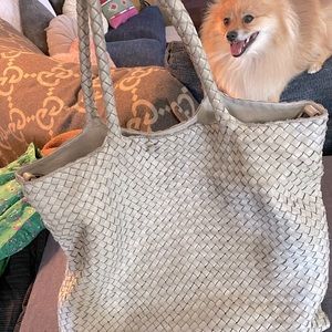 Officine Créative woven leather purse